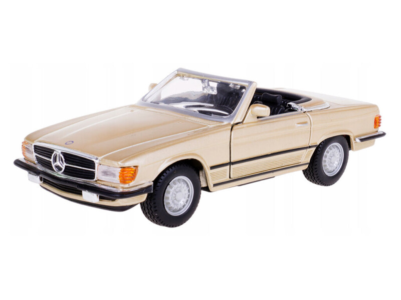 Bburago Mercedes Benz 450 SL 1:32 (1977) zlatá